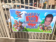 birthday vinyl banner