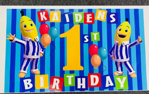 birthday vinyl banner