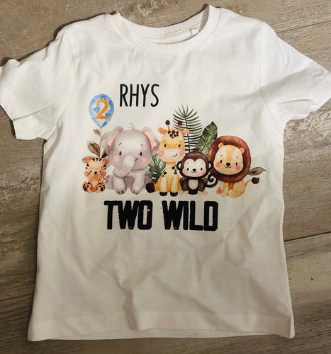 Two wild Birthday Tshirt