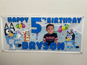 birthday vinyl banner