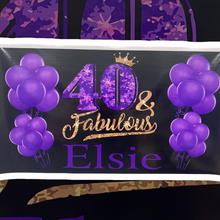 birthday vinyl banner