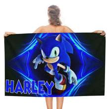 Sonic Beach towel custom