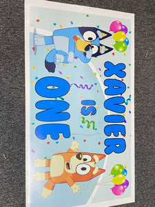 Elmo birthday vinyl banner