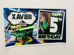 birthday vinyl banner