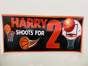 birthday vinyl banner