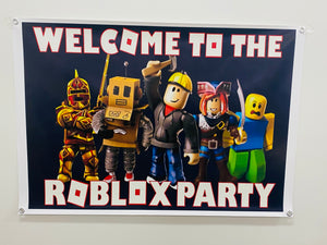 birthday vinyl banner