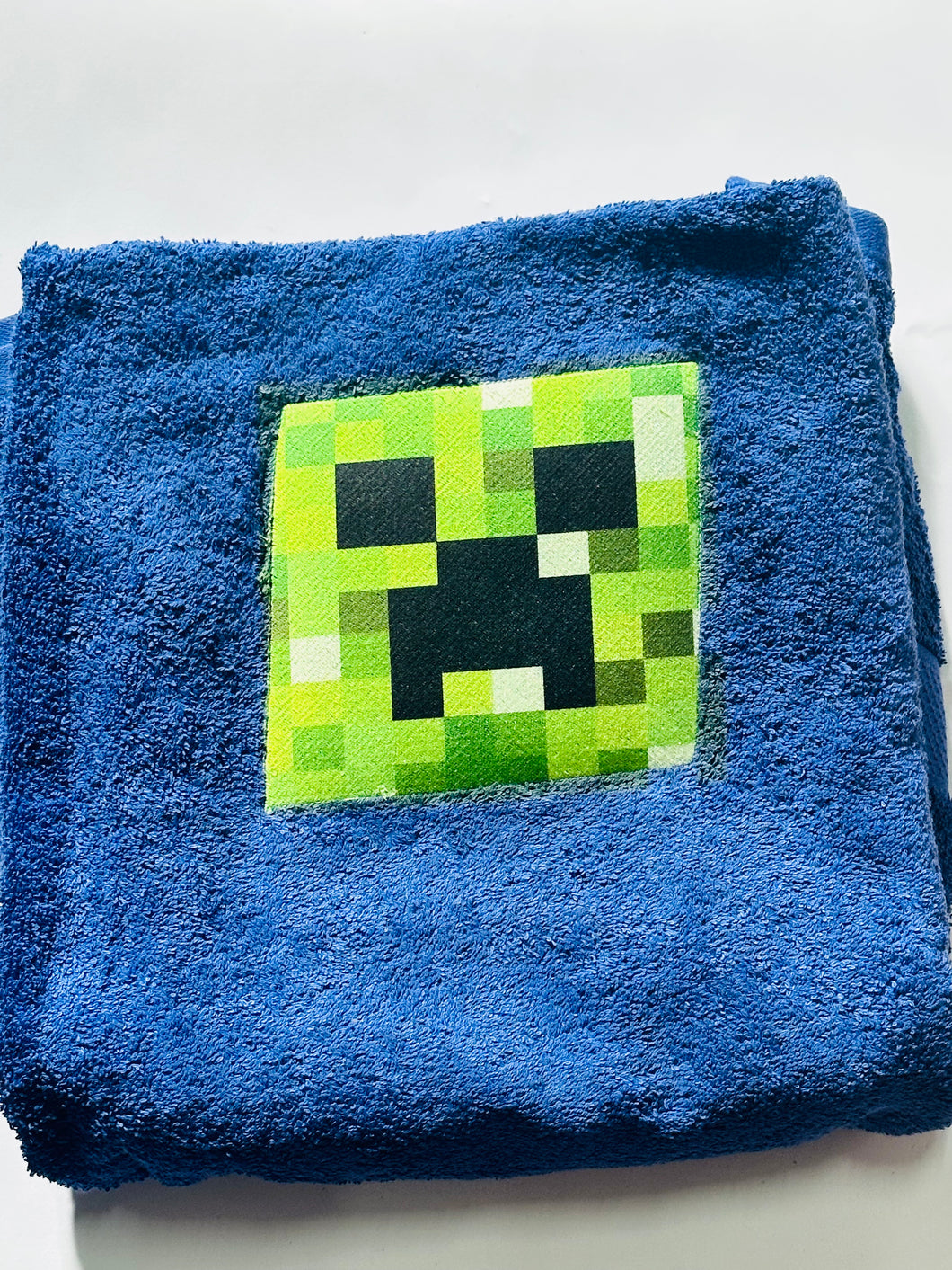 Minecraft green towel/ towel set