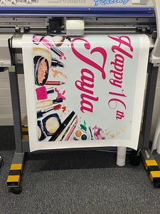 birthday vinyl banner