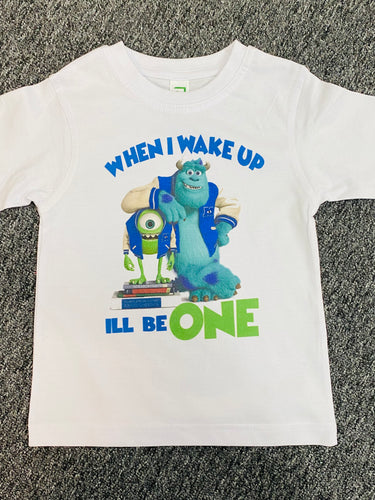 Monster inc birthday tshirt